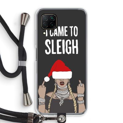 Came To Sleigh: Huawei P40 Lite Transparant Hoesje met koord