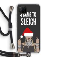 Came To Sleigh: Huawei P40 Lite Transparant Hoesje met koord Came To Sleigh: Huawei P40 Lite Transparant Hoesje met koord