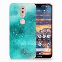 Smartphone hoesje Nokia 4.2 Painting Blue