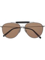 TOM FORD Eyewear lunettes de soleil à monture pilote - Noir