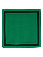 Valentino Garavani Pre-Owned foulard en soie à logo imprimé (années 1980) - Vert