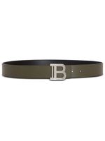 Balmain ceinture B-Belt à design réversible - Noir