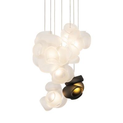 Bocci 100.7 Random Hanglamp - Transparant met grijs