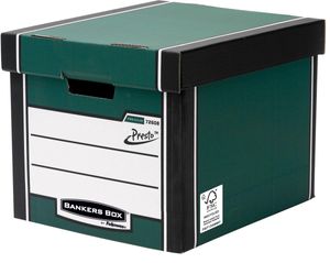 Bankers Box  premium hoge opbergdoos, ft 33 x 29,8 x 38,1 cm, groen