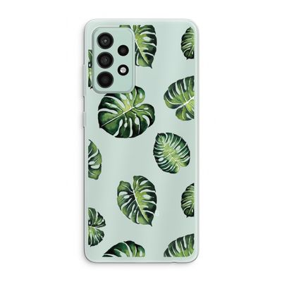 Tropische bladeren: Samsung Galaxy A52s 5G Transparant Hoesje