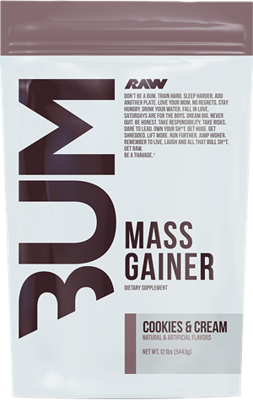 RAW CBUM Mass Gainer Cookies & Cream (5543 g)