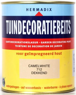 Tuindecoratiebeits 712 camelwhite 750 ml - Hermadix