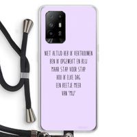 Zelfvertrouwen: Oppo A95 5G Transparant Hoesje met koord