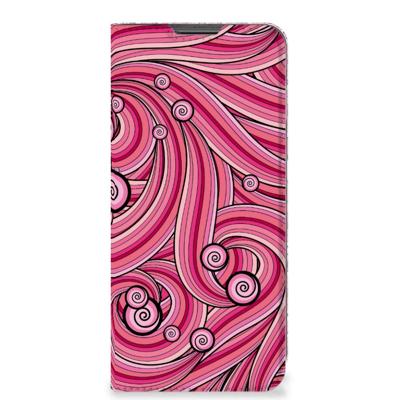 Motorola Moto G22 | Bookcase | Swirl Pink Motorola Moto G22 | Bookcase | Swirl Pink
