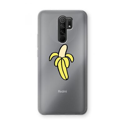 Banana: Xiaomi Redmi 9 Transparant Hoesje