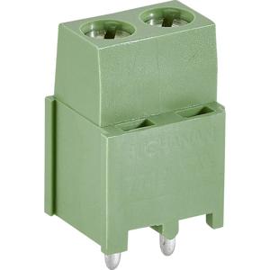 TE Connectivity 282837-6 Klemschroefblok 1.40 mm² Aantal polen 6 Groen 1 stuk(s)