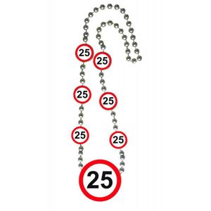 25 Jaar Verkeersbord Ketting