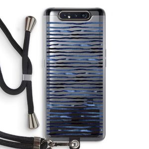 Verrassende lijnen: Samsung Galaxy A80 Transparant Hoesje met koord
