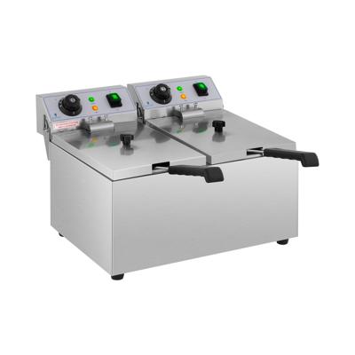 Elektrische friteuse - 2 x 8 liter - 230 V