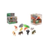 10-delige wilde dieren set in kubus