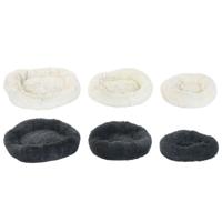 Hondenbed Home ESPRIT Wit Donker grijs 73 X 64 X 16 CM 2 Stuks