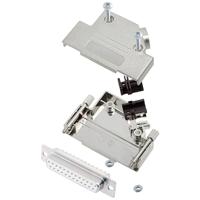 encitech D45PK-M-25-DBS-W-K 6355-8009-13 D-sub female connectorset 45 ° Aantal polen: 25 Soldeerkelk 1 stuk(s)