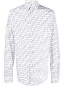 Karl Lagerfeld chemise Karl Signature en coton - Blanc