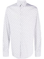 Karl Lagerfeld chemise Karl Signature en coton - Blanc - thumbnail