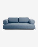 Kave Home Compo Loungesofa-stoel 3 zitplaats(en) Blauw - thumbnail