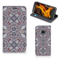 Samsung Galaxy Xcover 4s Standcase Flower Tiles