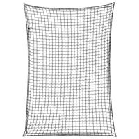 VidaXL Aanhangwagennet elastisch touw 5x3,5 m polypropeen zwart