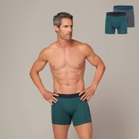 Bamigo Paul Slim Fit Boxers Reflecting Pond-Ombre Blue (2-pack) - thumbnail