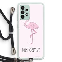 Pink positive: Samsung Galaxy A52s 5G Transparant Hoesje met koord