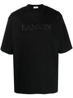 Lanvin t-shirt en coton à logo appliqué - Noir - thumbnail