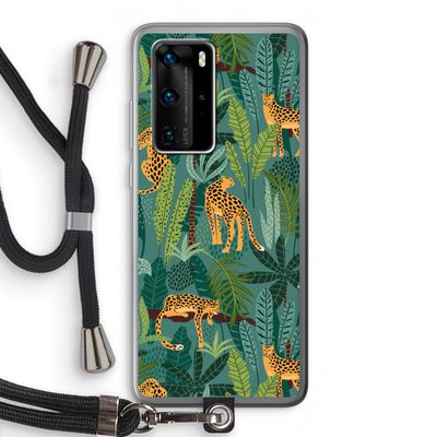 Luipaard 2: Huawei P40 Pro Transparant Hoesje met koord