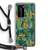 Luipaard 2: Huawei P40 Pro Transparant Hoesje met koord