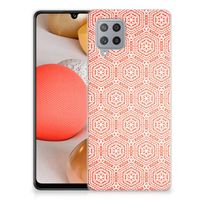 Samsung Galaxy A42 TPU bumper Pattern Orange