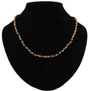 Edelstenen Ketting Tijgeroog - Ibiza love