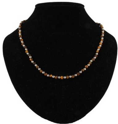 Edelstenen Ketting Tijgeroog - Ibiza love