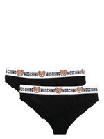 Moschino Teddy Bear waistband briefs (pack of two) - Noir - thumbnail