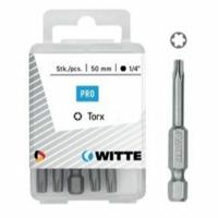 Set van tips WITTE Torx TX 10 5 Stuks