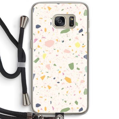 Terrazzo N°21: Samsung Galaxy S7 Transparant Hoesje met koord