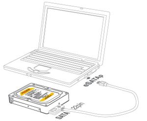 DeLOCK 47224 behuizing voor opslagstations Zwart 2.5"