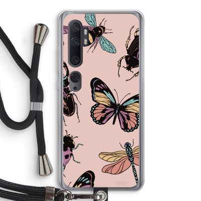 Tiny Bugs: Xiaomi Mi Note 10 Pro Transparant Hoesje met koord