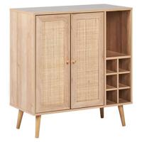 Beliani - PAGET - Dressoir - Lichthout - Vezelplaat - thumbnail