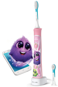 Philips Sonicare For Kids HX6352/42 elektrische tandenborstel Kind Sonische tandenborstel Roze