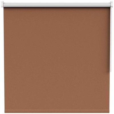 Leen Bakker - Fenstr Rolgordijn Stockholm Verduisterend - Tabak (30954) - Polyester - Bruin - 120x10x10 Cm