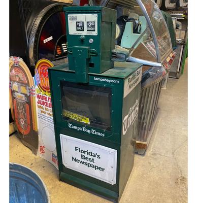 The Tampa Bay Times Kranten Machine - Origineel