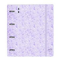 Ringmap Safta Light purple flowers Paars 27 X 32 X 4 cm