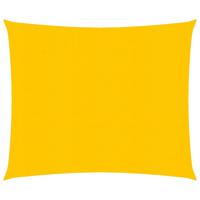 Zonnezeil 160 g/m vierkant 4x4 m HDPE geel