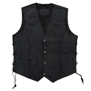 Leren vestje
