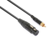 PD-Connex CX136 audio kabel 0,15 m XLR (3-pin) RCA Zwart