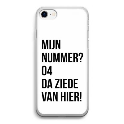 Da ziede van hier: iPhone SE 2020 Transparant Hoesje