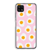 Dancing eggs: Samsung Galaxy A22 5G Transparant Hoesje