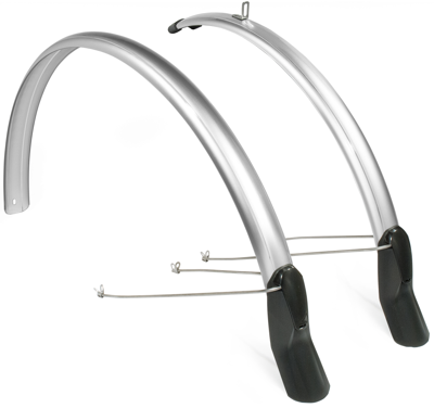 Euro Spatbordset scatto 28" x 51 mm - smoke / titanium